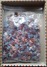 Image of the puzzle 1500, Educa, The Kiss, by Gustav Klimt, Incomplete, Picture of the bag