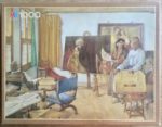 Image of the puzzle 1000, MB, Rembrandts Studio 1665, by Johan Herman Isings, Complete, Picture of the box