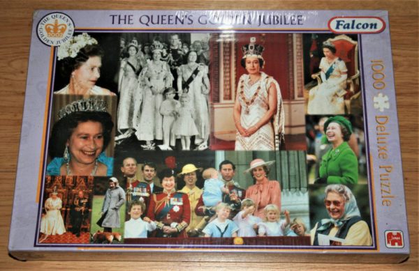 Image of the puzzle 1000, Falcon, The Queens Golden Jubilee, Factory Sealed