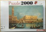 Image of the puzzle 2000, Carrefour, Venice, by Canaletto, Factory Sealed, Picture of the box