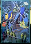 Image of the puzzle 1000, Otter House, Parrots of the World, by Pollyana Pickering, Factory Sealed