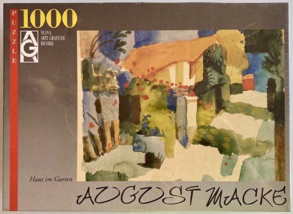 Lais Puzzle 1000 Pezzi - August Macke "Ragazza In Verde" (Mädchen Im Grünen) - Espressionismo Tedesco - 5