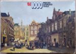 Image of the puzzle 1000, Jumbo, The Daily Market on the Groenmarkt with the St. Jacobskerk in the back, The Hague, by Joseph Bles., Complete, Picture of the box