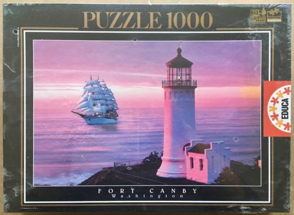 Image of the puzzle 1000, Educa, Fort Canby State Park, Washington, Factory Sealed