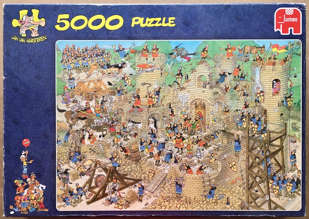aardolie zak zacht 5000, Jumbo, Castle Conflict, Jan van Haasteren - Rare Puzzles
