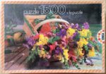 Image of the puzzle 1500, Educa, Wild Flowers, Complete, Picture of the box