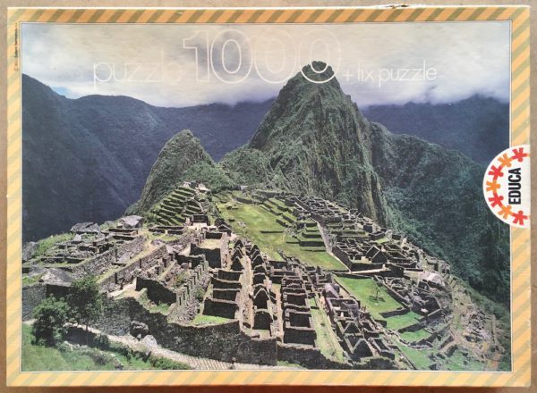 Image of the puzzle 1000, Educa, Machu Picchu, Peru, Complete, Picture of the box