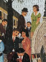 Image of the puzzle 500, Heye, Bonjour Paris, by Henry Dieckmann, Complete, Detail of the puzzle