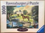 Image of the puzzle 1000, Ravensburger, Idyllic Park, by Wolfgang Scheit, Complete, Picture of the box