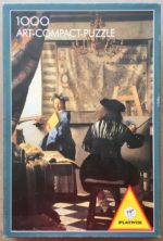 Image of the puzzle 1000, Piatnik, The Art of Painting, by Johannes Vermeer, Complete, Picture of the box