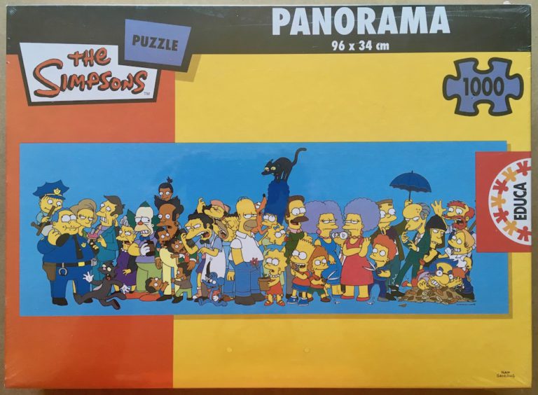 1000, Educa, The Simpsons, Matt Groening Rare Puzzles