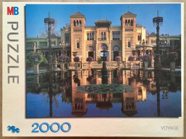 Image of the puzzle 2000, MB, Sevilla House, Complete, Picture of the box