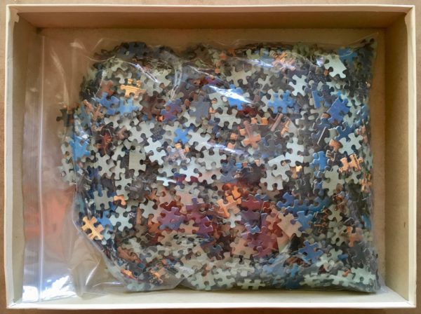 Image of the puzzle 2000, MB, Sevilla House, Complete, Picture of the bag