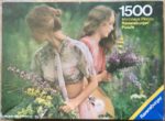 Image of the puzzle 1500, Ravensburger, Picking Flowers, by David Hamilton, Sealed Bag, Picture of the box