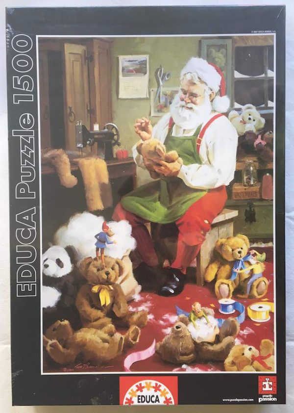 1500, Educa, Bearly Christmas, by Tom Browning, Factory Sealed