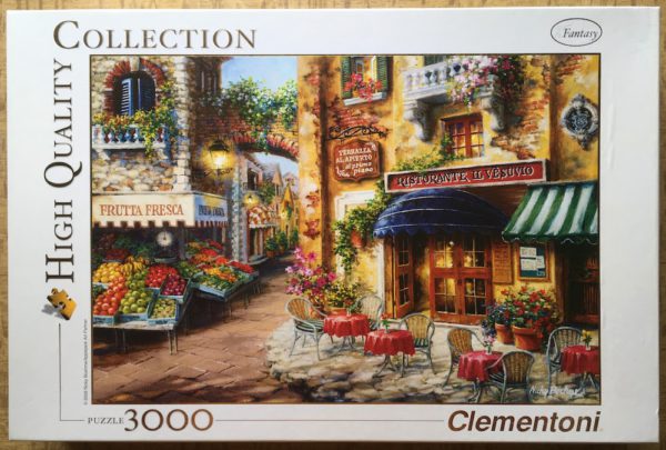 Image of the puzzle 3000, Clementoni, Buon Appetito, by Nicky Boehme, Sealed Bag, Picture of the box