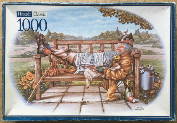Image of the puzzle 1000, Hestair, Yesterday's News, by Paul B. Davies, Complete, Picture of the box