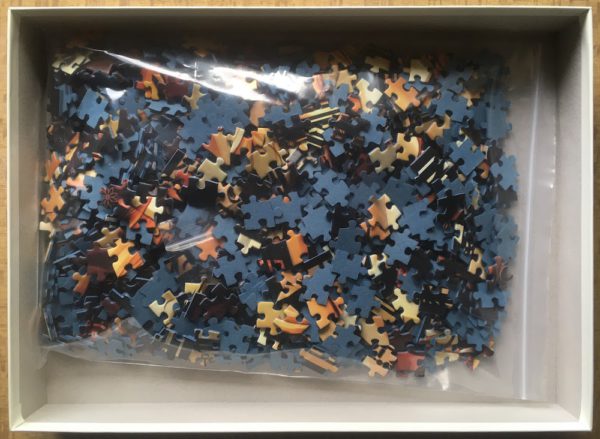 Image of the puzzle 1000, Ravensburger, Manga, by Judith Park, Complete, Picture of the bag