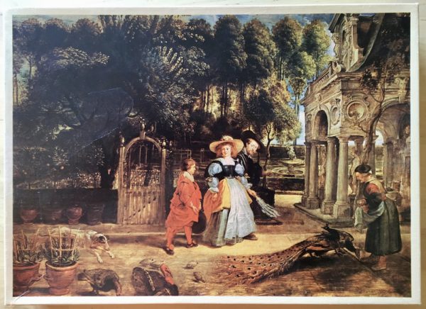 Image of the puzzle 480, Linda, Rubens in his Garden with Helena Fourment, by Peter Paul Rubens, Complete, Picture of the box