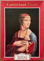 Image of the puzzle 1000, Castorland, Lady with the Ermine, by Leonardo da Vinci, Complete, Picture of the box