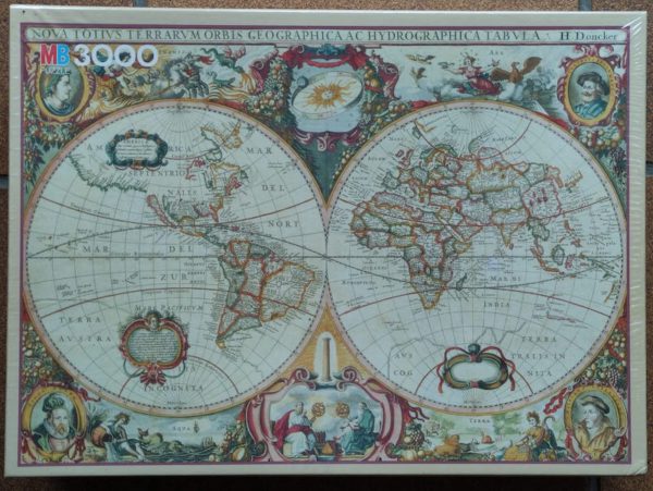 Image of the puzzle 3000, MB, 16th Century Map, by Hendrick Doncker, Factory Sealed