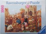 Image of the puzzle 1000, Ravensburger, Malmesbury Market,by Henry Charles Bryant, Sealed Bag, Picture of the box