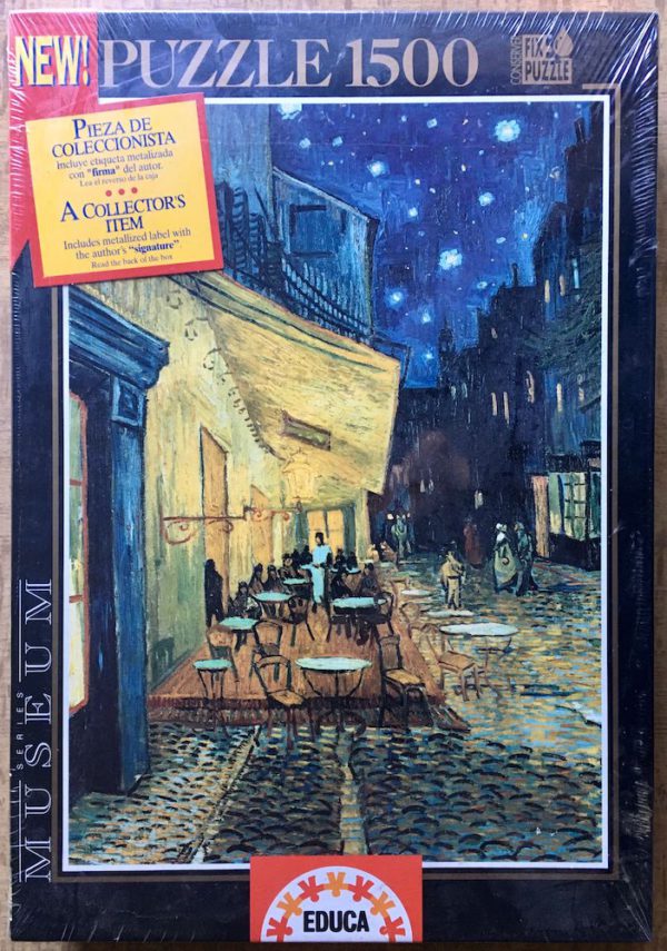 Image of the puzzle 1500, Educa, Café Terrace at Night, Vincent van Gogh, Factory Sealed