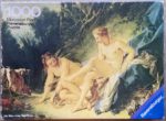 Image of the puzzle 1000, Ravensburger, Diana Bathing, by François Boucher, Complete, Picture of the box