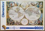 Image of the puzzle 2000, Clementoni, Old Map, by Gerald Valck, Sealed Bag, Picture of the box