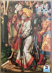 Image of the puzzle 1500, Schmidt, Mount Calvary, Unknown Artist, Complete, Picture of the box