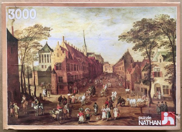 Image of the puzzle 3000, Nathan, Street Life, by Sebastian Vranx, Sealed Bag, Picture of the box
