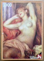 Image of the puzzle 1000, Nathan, Sleeping Woman, Auguste Renoir, Complete, Picture of the box