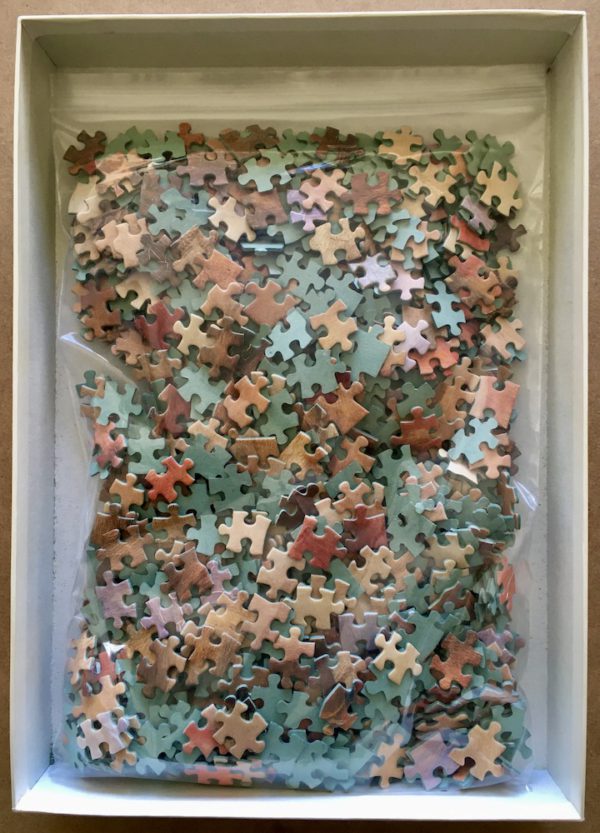 Image of the puzzle 1000, Nathan, Sleeping Woman, Auguste Renoir, Complete, Picture of the bag
