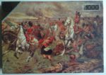 Image of the puzzle 1000, Falcon, Gordons and Greys to the Front, by Stanley Berkeley, Picture of the box