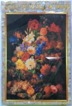 Image of the puzzle 1000, Step, Bouquet of Flowers on a Marble Balustrade, by Joseph Nigg, Factory Sealed, Picture of the box