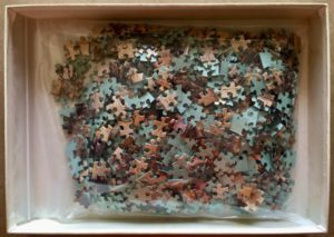 Image of the puzzle 1000, Nathan, The Piper, by Adriaen van Ostade, Complete, Picture of the bag