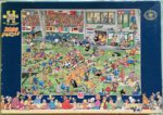 Image of the puzzle 2000, Jumbo, Championship Football, by Jan van Haasteren, Sealed Bag, Picture of the Box