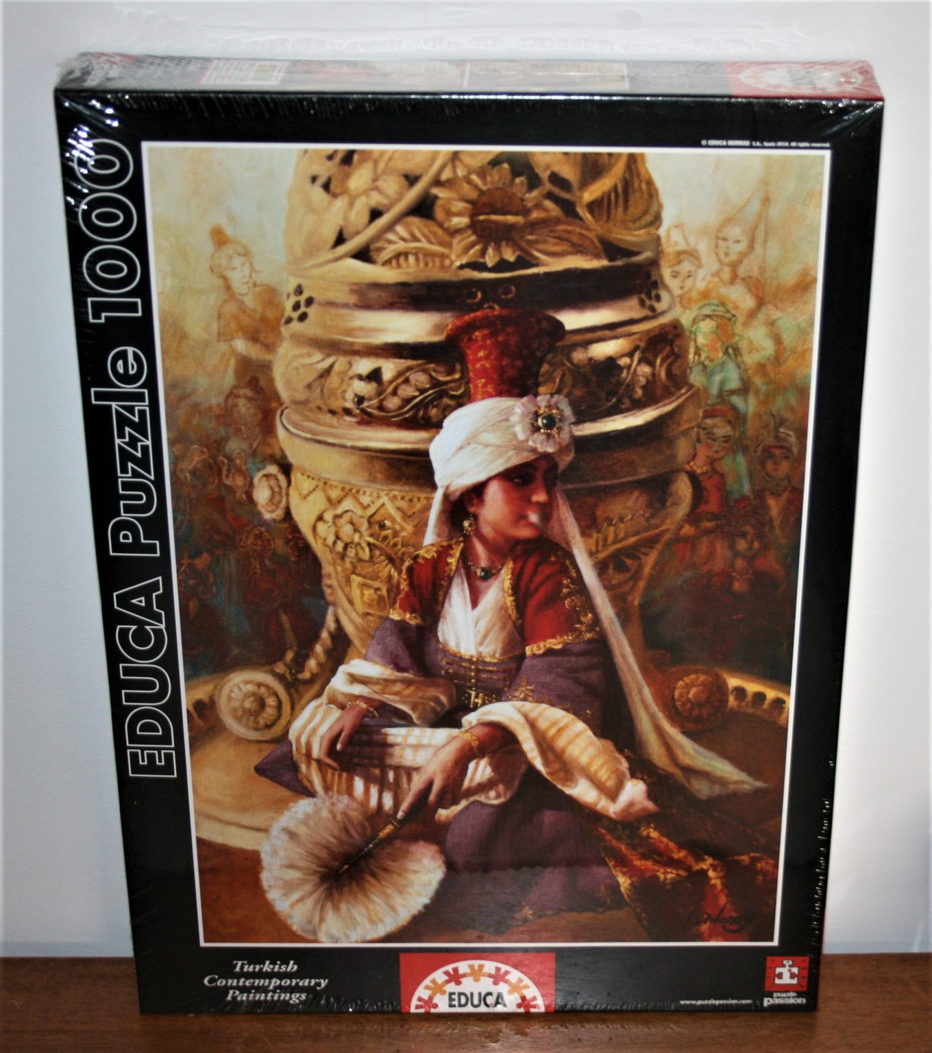 1000 Educa, The Sultan Maht Nigar, by Kamil Aslanger, Factory Sealed, Listed by Cathy Image of the puzzle 1000 Educa, The Sultan Maht Nigar, by Kamil Aslanger, Factory Sealed