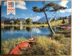 Image of the puzzle 1000, MB, Seefeld, Tirol, Complete, Picture of the box