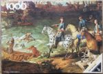 Image of the puzzle 1000, Ravensburger, Stag Hunt, by Jean-Baptiste Oudry, Complete, Picture of the box