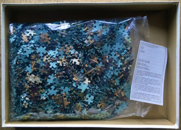 Image of the puzzle 1500, Falcon, Gallery Palatina, Florence, Italy, Sealed Bag, Picture of the bag