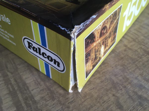 Image of the puzzle 1500, Falcon, Gallery Palatina, Florence, Italy, Sealed Bag, Picture of the corner