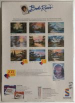 Image of the puzzle 1000, Schmidt, Mountain Reflections, by Bob Ross, Factory Sealed, Picture of the back