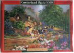 Image of the puzzle 3000, Castorland, Rose Lane House, by Douglas R. Laird, Factory Sealed, Picture of the box
