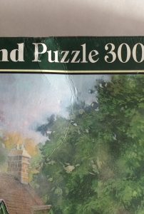 Image of the puzzle 3000, Castorland, Rose Lane House, by Douglas R. Laird, Factory Sealed, Detail of the box
