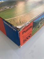 Image of the puzzle 5000, Ravensburger, Tarasp Castle, Engadin, by M. Schneiders, Sealed Bag, Detail of the box
