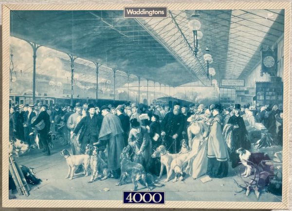 Image of the puzzle 4000, Waddingtons, Coming South, Perth Station, by George Earl, Sealed Bag, Picture of the box