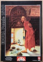 Image of the puzzle 1500, Educa, The Tortoise Trainer, by Osman Hamdi Bey, Sealed Bag, Picture of the box