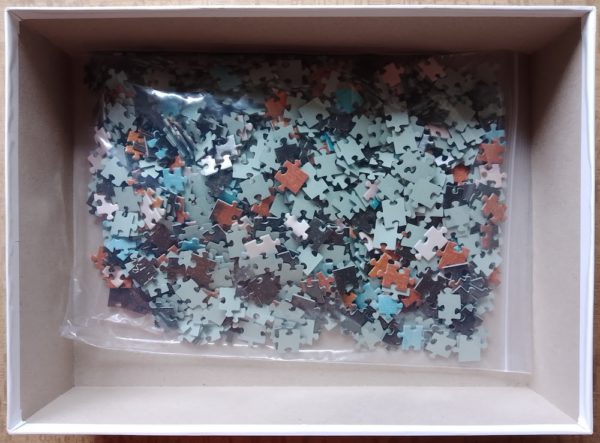 Image of the puzzle 1000, Ricordi, Concertino 1978, by Antonio Bueno, Complete, Picture of the bag