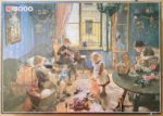 Image of the puzzle 3000, Jumbo, Nursery, by Fritz von Uhde, Factory Sealed, Picture of the box
